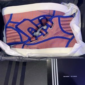 RAF SIMONS HIGH CLASSIC-electric blue/orange